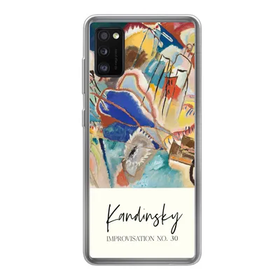 Produktbild von MuchoWow® Handyhülle Schutzhülle Hülle für Samsung Galaxy A41 Improvisation Nr. 30 - Wassily Kandinsky - Kunst Silikon Softcase Handy Hülle - Mobiltelefon