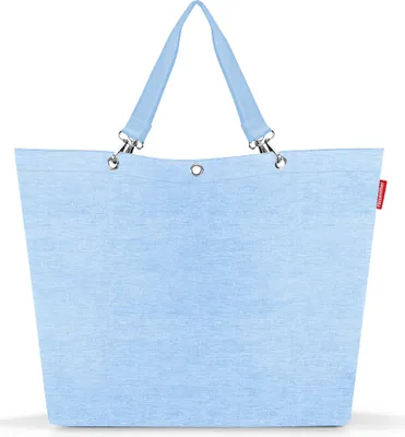Immagine prodotto di reisenthel shopper XL, Einkaufstasche, Tragetasche, Tasche, Twist Powder Blue, 35 L, ZU4119