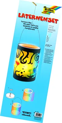 Produktbild von Laterne Bastelset Regenbogen FOLIA 996