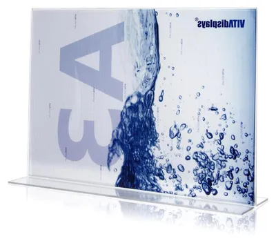 Produktbild von Werbeaufsteller im Format DIN A3 aus PLEXIGLAS®
