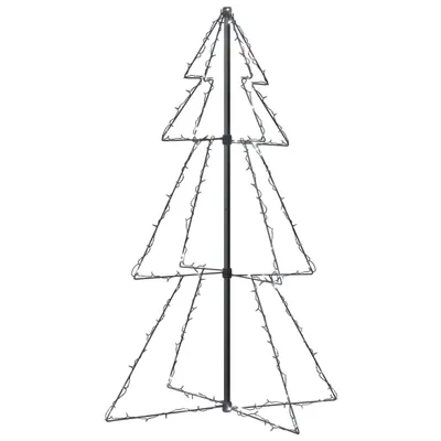 Zdjęcie produktu dla vidaXL Choinka w kształcie stożka 160 diod LED do wnętrz i na zewnątrz 78x120 cm