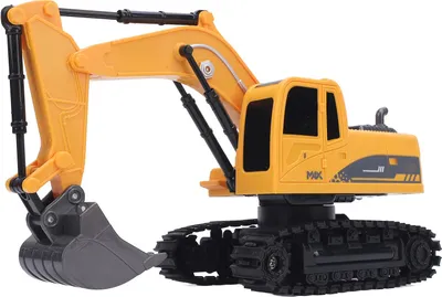 Image de Jouet de véhicule technique télécommandé, kit de pelleteuse à benne basculante 2 en 1, construction RC pour enfants