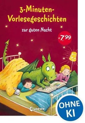 Produktbild von 3-Minuten-Vorlesegeschichten zur guten Nacht