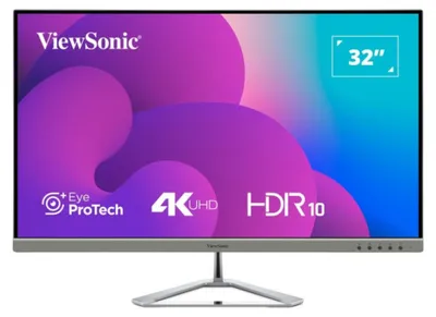 Produktbild von ViewSonic VX3276-4K-MHD-2 Monitor 32 Zoll 4K Ultra HD LCD