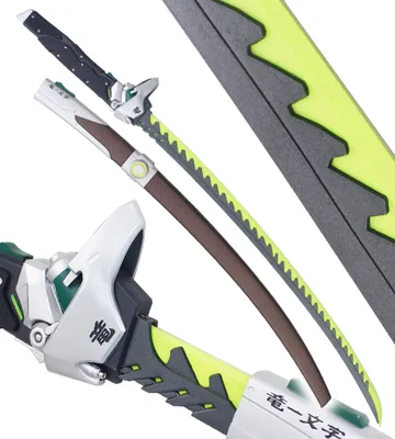 Produktbild von Katana Oni Genji Ninja Overwatch Schwert Drachenklinge Leuchtende Klinge