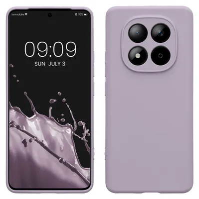 Produktbild von kwmobile Handyhülle für Xiaomi Redmi Note 15 4G / Redmi Note 15 5G / Poco M8 5G Hülle - weiches Handy Silikon Case - Schutzhülle Cover - Lavendel