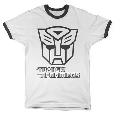 Obrázok produktu pre Autobots Monotone Ringer Tee - X-Large - WhiteBlack