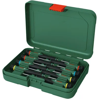 Image de Set de tournevis de précision - 8 pièces - BOSCH - 1600A02Z9M