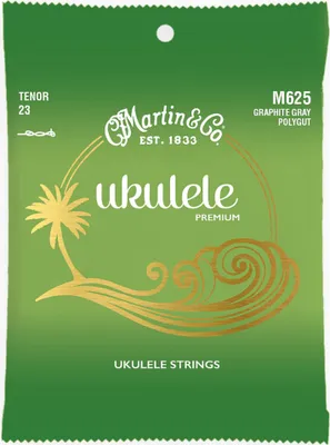 Produktbild von Martin M625 Premium Graphit Grey Polygut - Tenorukulele