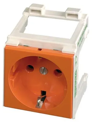Zdjęcie produktu dla Murrelektronik szafa sterownicza gniazdo VDE 250VAC/16A pomarańczowy 4000-72000-0140000