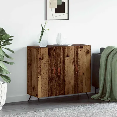 Image de Buffet vidaXL en bois recyclé 89,5 x 34 x 80 cm, aggloméré