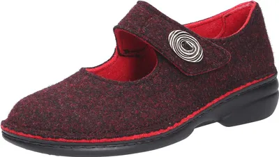 Produktbild von Finn Comfort Damen Hausschuhe RAMSAU rot Größe EUR 36