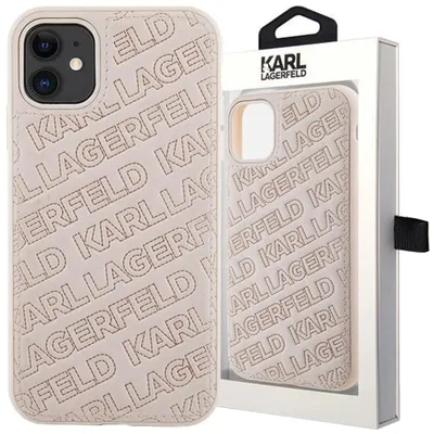 Produktbild von Karl Lagerfeld Gesteppt K Muster Etui Für Iphone 11 / Xr - Różowe