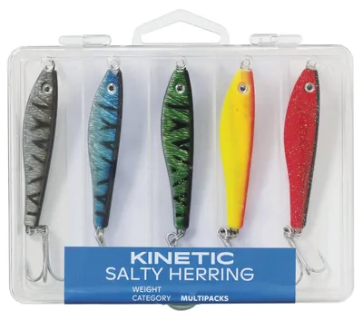 Produktbild von Kinetic Salty Herring Mix - 5 Küstenpilker, Gewicht:26g