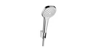 Produktbild von HG Brauseset CROMA SELECT E VARIO Isiflex Brauseschlauch 1600mm weiß/chrom