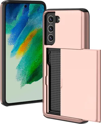 Immagine prodotto di imoshion Cover posteriore con scomparto per carte Samsung Galaxy S21 FE - Oro rosa