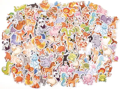 Produktbild von Moosgummi Figuren Tiere, 500 Stück