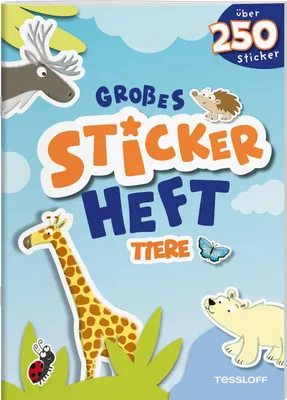 Produktbild von Großes Stickerheft. Tiere