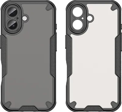 Immagine prodotto di INF Custodia Protettiva Completa Nera per iPhone 17 Pro - Antigraffio, Antiurto
