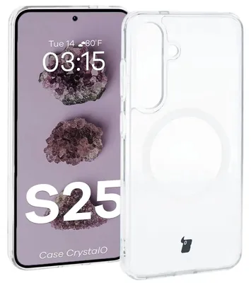 Produktbild von Bizon Case CrystalO Magnetic Samsung Galaxy S25 klar