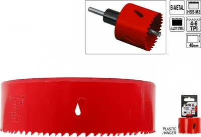 Immagine prodotto di Sega a tazza YATO bimetallica 140 mm