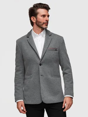 Produktbild von OMBRE Blazer Slim Fit mit klassischem Revers M170 light grey XL