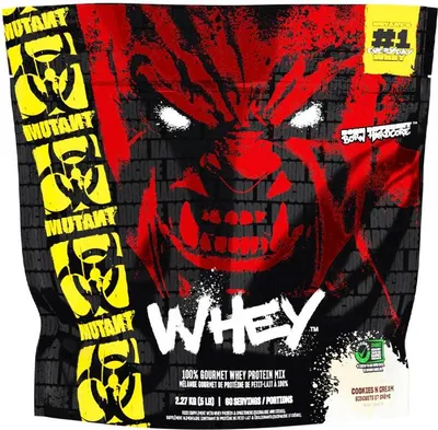 Produktbild von Mutant Mutant Whey (5lbs) Cookies & Cream - Eiweiße - Molkenprotein-Mischung