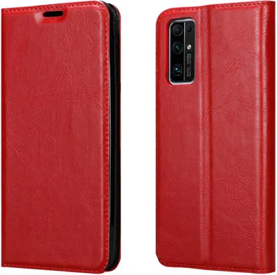 Image de Cadorabo Housse pour Honor 30 Housse de protection rouge Etui pour téléphone portable Case Cover Fermeture magnétique