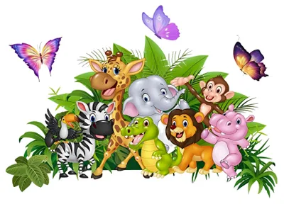 Produktbild von Wandaufkleber 80x120 cm - Safari