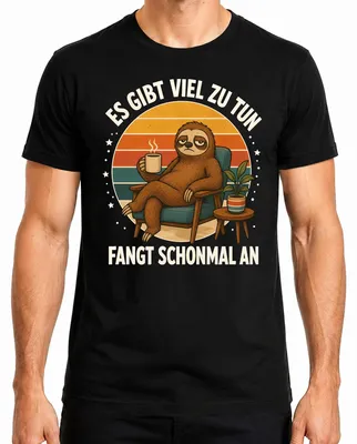 Productafbeelding van Er is veel te doen, begin maar! Statement T-shirt voor heren, zwart, maat 3XL