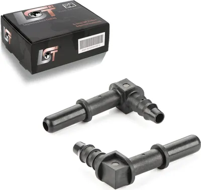Produktbild von 2x Gegenstück Schnellverschluss L-Stück Kraftstoffleitung 7,89x6 mm für BMW MINI