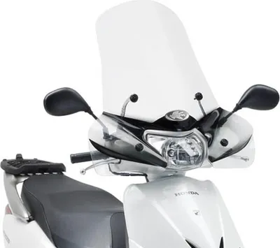 Zdjęcie produktu dla Szyba przednia KAPPA do Honda Lead 110 (08-14) 52x66,5 cm przezroczysta
