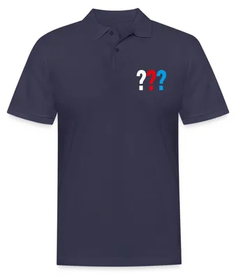 Produktbild von Spreadshirt Die Drei Fragezeichen Kleines Logo Herren Poloshirt, 4XL, Navy