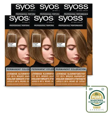 Obrázek produktu pro 6 kusů barvy na vlasy Syoss Pantone 6-66 Roasted Pecan – balení