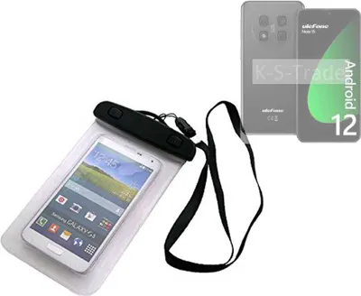 Produktbild von K-S-Trade Schutz Hülle Handy Hülle Kompatibel mit Ulefone Note 15 Beach Bag wasserdicht 16cm x 10cm Schutzhülle Staub Sand Flachwasser Beachbag