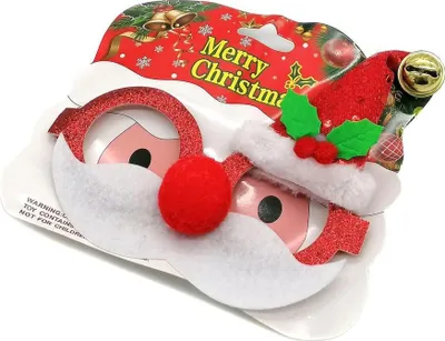 Image de Lunettes de Père Noël, 12 pièces, 12 x 14 cm