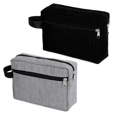 Produktbild von 2 Herren-Kulturbeutel, Reise-Toilettenartikel-Aufbewahrungstaschen, Tragbare Clutch-Taschen