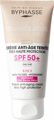 Produktbild von Byphasse Anti-Ageing Creme FACIAL CREAM Spf 50 ml