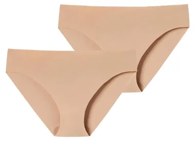 Produktbild von Schiesser Damen Slip 2-Pack Invisible Light - maple - Größe 34