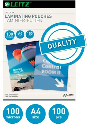 Obrázek produktu pro LEITZ fólie kapesní A4 100mic 100ks
