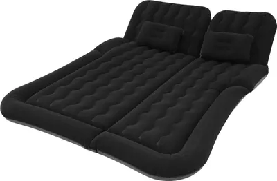 Produktbild von Auto-Luftmatratze für SUV - Aufblasbares Autobett - Extra dick & tragbar - Für Rücksitz/Kofferraum - 2 Kissen - 12V Pumpe - Reisen & Camping