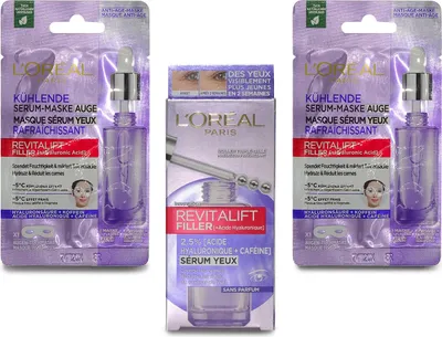 Produktbild von L'Oréal Paris Revitalift Filler Augenserum mit Hyaluronsäure 20ml