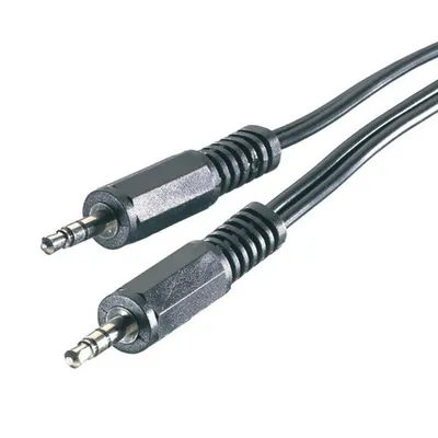 Produktbild von ViVanco™3.5mm/3.5mm 1.5m, 3.5mm, Männlich, 3.5mm, Männlich, 1,5 m, Schwarz