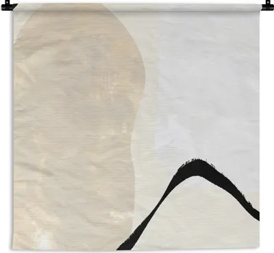 Produktbild von MuchoWow® Wandteppich Wandbehang Flecken - Verwittert - Abstrakt 90x90 cm Tapisserie Dekoration Wandtuch - Wandaufhänger