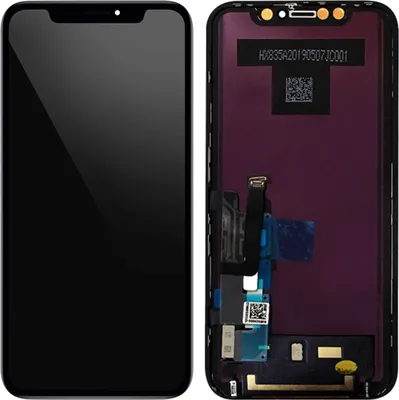 Obrázek produktu pro Clappio, náhradní displej kompatibilní s Apple iPhone XR, předmontovaný displej, černý