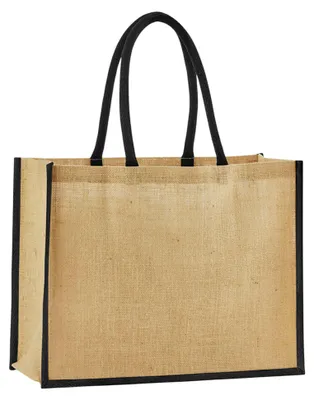 Immagine prodotto di Westford Mill - Borsa della spesa "Classic" LT4135 (taglia unica) (Naturale/Nero)