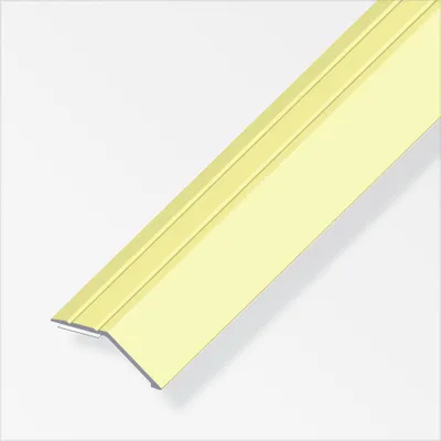 Produktbild von alfer Niveauausgleichs-Profil 1 m, 37 x 10 mm Aluminium eloxiert messing
