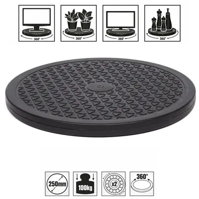 Produktbild von Drehscheibe Drehbühne Drehteller für Pflanzen, Monitor usw. bis 100 kg Ø 25cm
