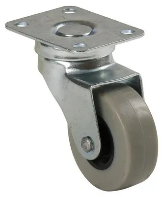 Immagine prodotto di Roulette Serie Unic con occhiello in gomma grigia, diametro 40, altezza 62