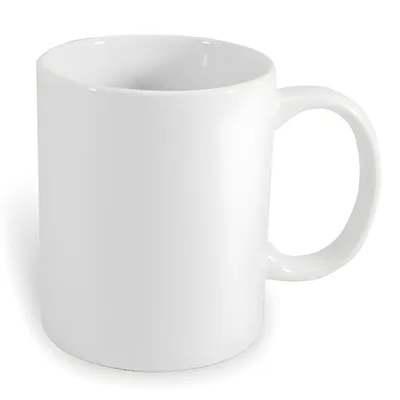 Zdjęcie produktu dla Biały Kubek Ceramiczny - klasa A - 330 ml – Kubek do wykonywania nadruków w technologii sublimacji